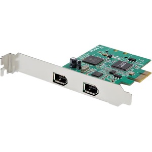 Adaptador Tarjeta StarTech.com PEX1394A2V2 - 2 Puertos - 6 pines - PCI Express a FireWire E 2 PUERTOS - CHIPSET TI TSB82AA2
