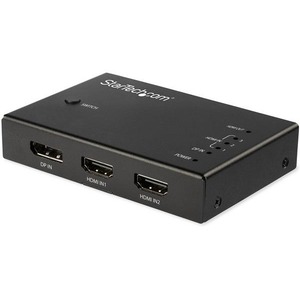 Conmutador de Video StarTech.com - 3x HDMI - 1 DisplayPort HDMI Y 1X DISPLAYPORT - 4K 60HZ