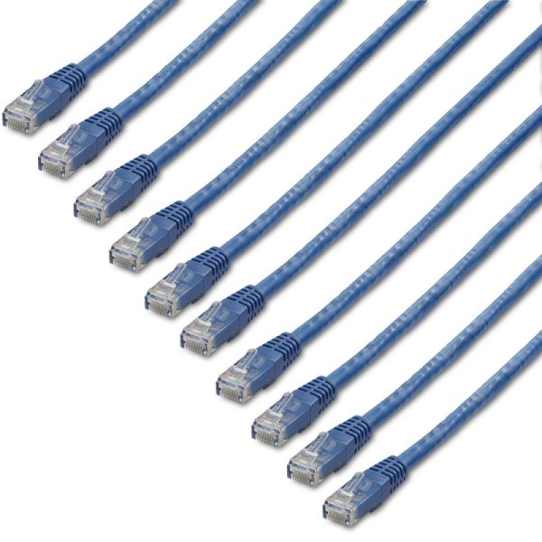 Cable StarTech.com  Patch Cat6 UTP Moldeado RJ-45 Macho - RJ-45 Macho, 1.8 Metros, Azul - 10 Piezas 1.8M - PACK DE 10 - MOLDEADO - Image 2