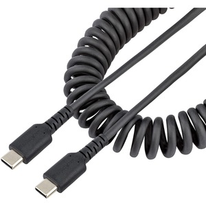 CABLE DE 1M DE CARGA USB C USB TIPO C EN ESPIRAL USB 2.0