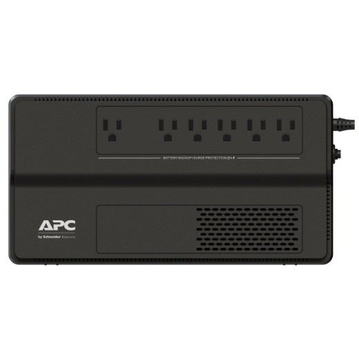 UPS de línea interactiva APC by Schneider Electric Easy UPS BV1000 - 1kVA/600W - Montaje en pared - AVR - 8Hora(s) Recharge - 120 V AC Entrada - 120 V AC Salida - 6 x NEMA 5-15R Receptacle(s) - Monofásico APC UPS BV 1000 VA 120V 600W CON REGULADOR - Image 3