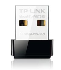 TP-Link Adaptador de Red USB TL-WN725N, Inalámbrico, 2.4 - 2.4835GHz 150MBPS