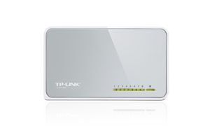 Switch TP-Link Fast Ethernet TL-SF1008D, 10/100Mbps, 1.6Gbit/s, 8 Puertos, 1000 Entradas ? No Administrable ETEHRNET  SIN ADMINISTRACION