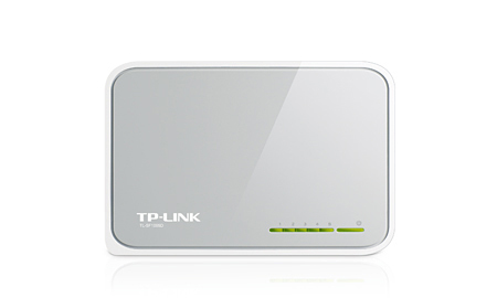 Switch TP-Link Fast Ethernet TL-SF1005D, 10/100Mbps, 1Gbit/s, 5 Puertos, 1000 Entradas ? No Administrable ETHERNET SIN ADMINISTRACION