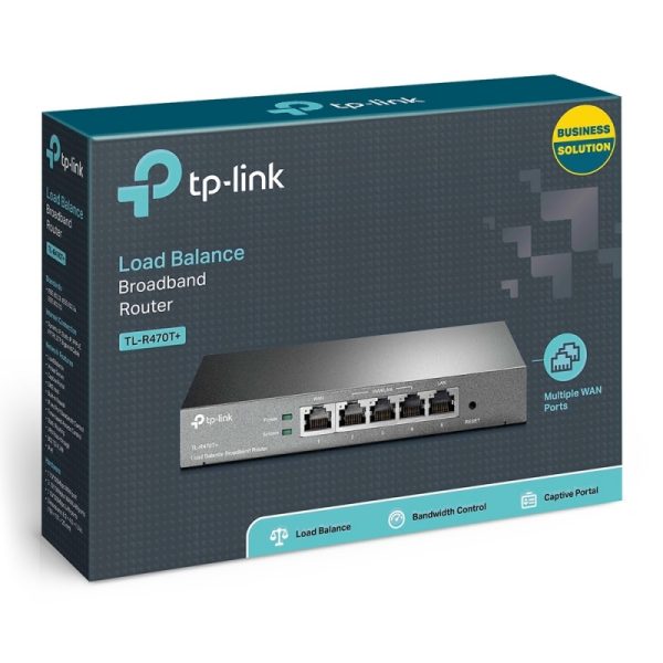 Router Balanceador TP-Link con Firewall TL-R470T+, Fast Ethernet, Alámbrico, 4x RJ-45 BALANCE DE CARGA - Image 6