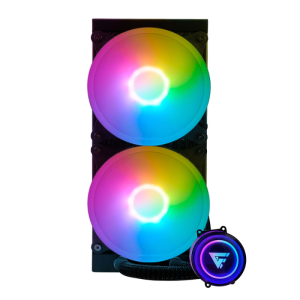 ENFRIAMIENTO LIQUIDO GAME FACTO R LQG600 240MM RGB TDP 250W 2 FAN 1