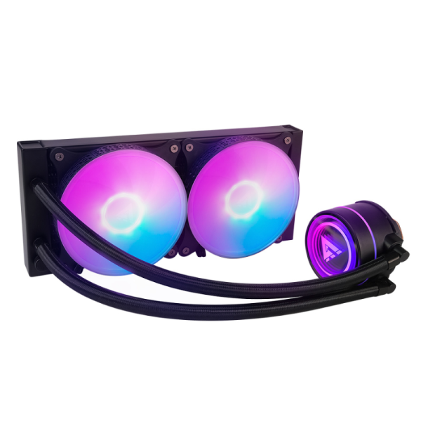 ENFRIAMIENTO LIQUIDO GAME FACTO R LQG600 240MM RGB TDP 250W 2 FAN 1 - Image 2