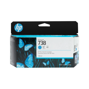 HP 738 CYAN 130ML TINTA AMPLIO FORMATO 498N5A