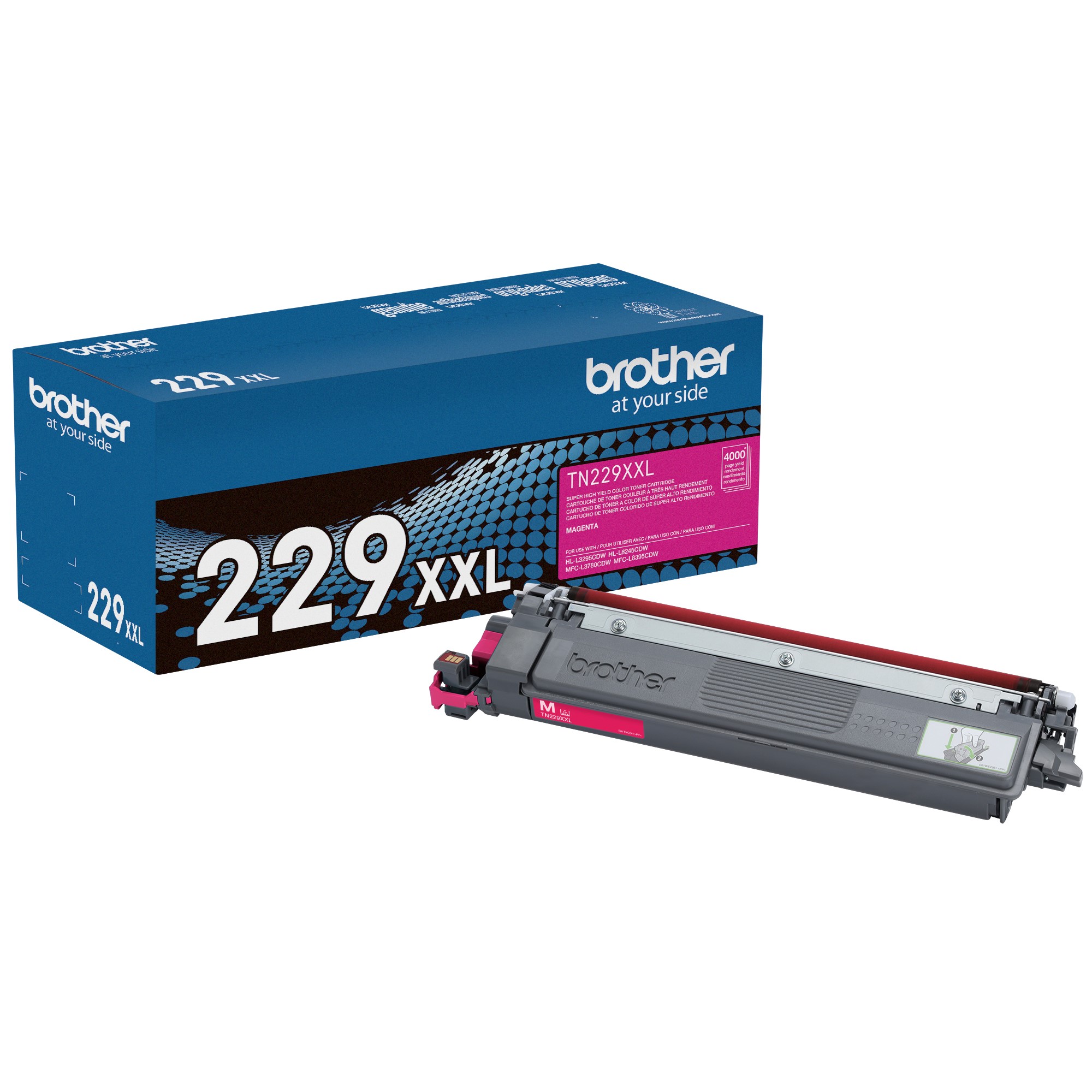 Cartucho de tóner Brother Super alto Rendimiento Láser - Magenta - Original - 1 Solamente - 4000 Páginas TONER MAGENTA ULTRA ALTORENDIMIENTO 4000 PAGINAS