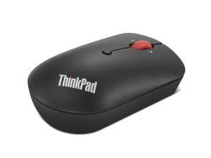 Lenovo ThinkPad Mouse - Radiofrecuencia - USB Tipo C - Óptico Azul - 6 Botón(es) - Negro - Inalámbrico - 2.40GHz - 2400 dpi - Rueda inclinable - Simétrico THINKPAD USBC ESSENTIALWIRELESSMOUSE COMPACTO Y AMBIDIESTRO