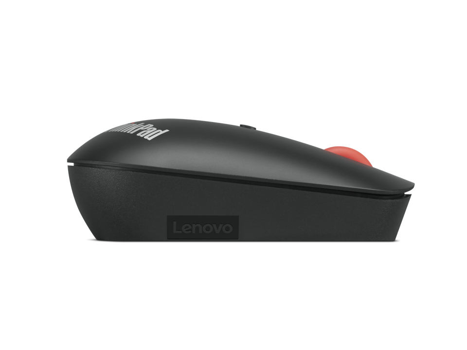 Lenovo ThinkPad Mouse - Radiofrecuencia - USB Tipo C - Óptico Azul - 6 Botón(es) - Negro - Inalámbrico - 2.40GHz - 2400 dpi - Rueda inclinable - Simétrico THINKPAD USBC ESSENTIALWIRELESSMOUSE COMPACTO Y AMBIDIESTRO - Image 3