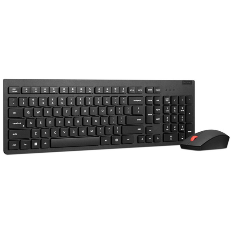 Teclado y ratón Lenovo Essential - Español (América Latina) - USB Tipo A Inalámbrico RF 2.40GHz Teclado - Keyboard/Keypad Color: Negro - USB Tipo A Inalámbrico RF Mouse - Óptico - 1600 dpi - Rueda de desplazamiento - Pointing Device Color: Negro - Simétrico - AA, AAA - Compatible con PC LENOVO ESSENTIAL COMBO TECLADOY MOUSE INALAMBRICOS GEN 2 W3Y - Image 2