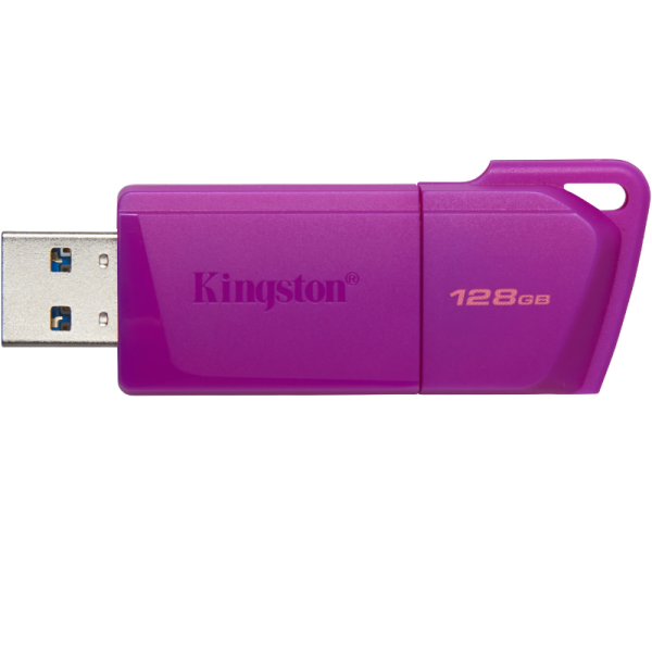 USB 3.2 MEMORIA KINGSTON 128GB DT EXODIA M MORADO NEON