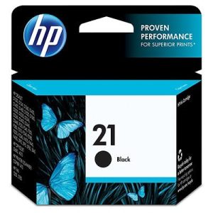 HP 21 BLACK INK CARTRIDGE LAR 3920.3930.3940.1360.2360.F380.3180