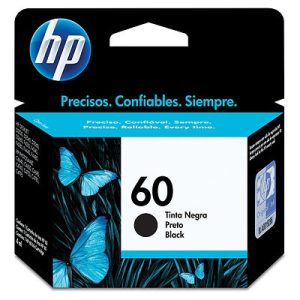 HP 60 BLACK INK CARTRIDGE LAR