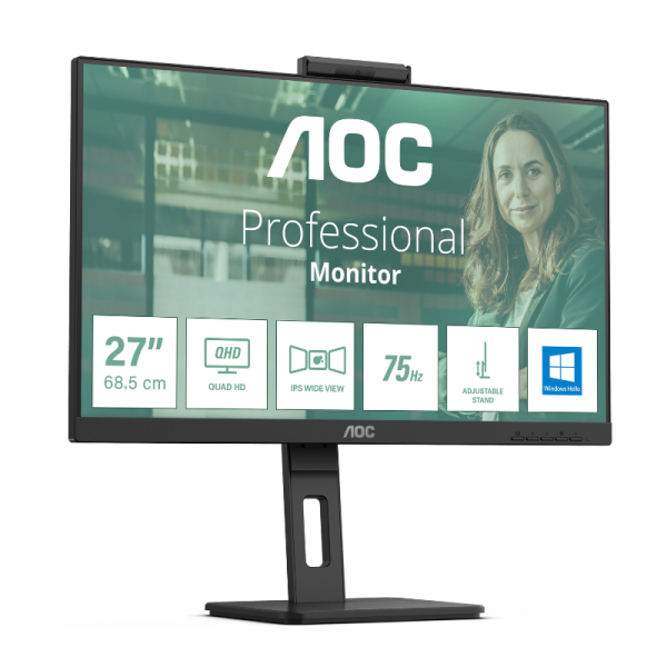 AOC PROFESSIONAL MONITOR  IPS 2 7IN 2560X1080  HDMI DP USBC HDR MOD AOC PROFESSIONAL MONITOR  IPS 27IN 2560x1080 HDMI DP USBC HDR Mod - Image 2
