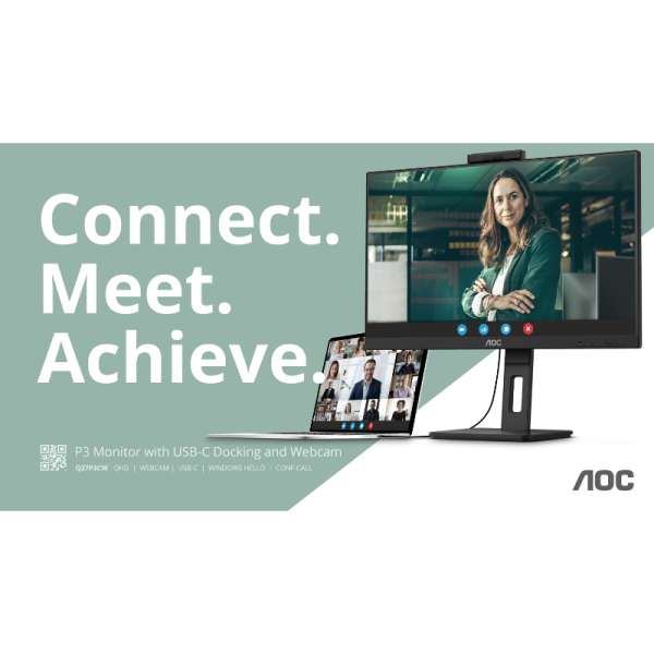 AOC PROFESSIONAL MONITOR  IPS 2 7IN 2560X1080  HDMI DP USBC HDR MOD AOC PROFESSIONAL MONITOR  IPS 27IN 2560x1080 HDMI DP USBC HDR Mod - Image 3