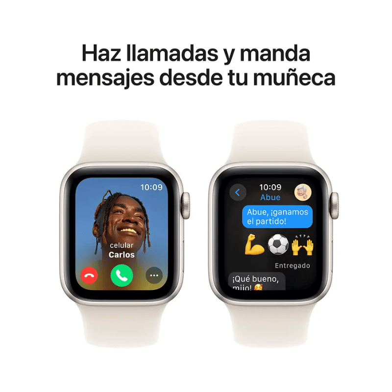 APPLE WATCH SE GPS 40MM SILVER ALUMINIUM CASE WITH DENIM SPORT BAN - Image 4