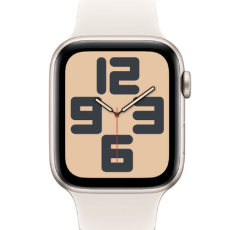 Apple Watch SE Smart Watch - 44mm Case Height - 38mm Case Width - Starlight Case Color - Starlight Band Color - Aluminio Case Material - LAN inalámbrica - LTE, UMTS - Sensor óptico de pulso cardíaco, Compás Digital, Altímetro, Acelerómetro, Sensor Gyro, Sensor de luz ambiental - Altavoz - Pulso cardíaco, Calidad de sueñoS8Dual-core (2 núcleos) - 32GB Built-in Memory - OLED Pantalla - watchOS 11 - Bluetooth - GPS - 18Hora(s) - Salud & Ejercicio, Correr, Caminatas, Ciclis APPLE WATCH SE GPS + CELLULAR 44mm Starlight Aluminium Case with S - Image 2