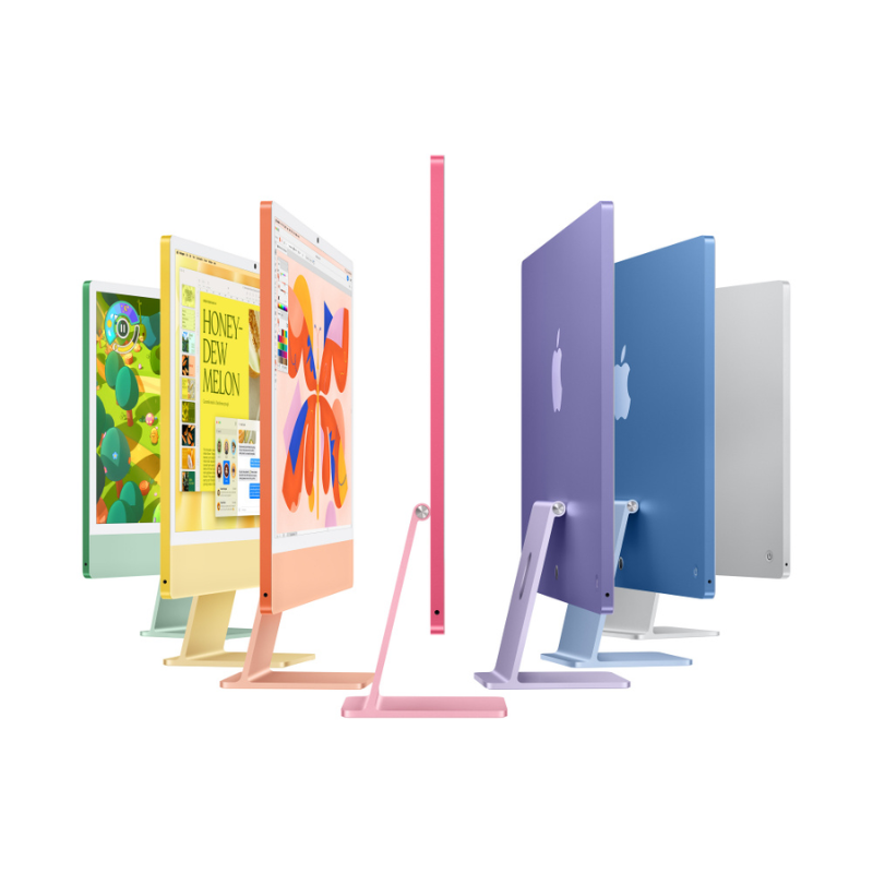 IMAC 24IN 4.5K M4 8 CPU Y 8 G PU 16GB 256GB SSD PLATA - Image 4