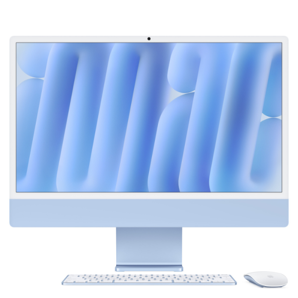 Computador Todo en Uno Apple iMac MWV13E/A - Apple M4 - 16GB - 256GB SSD - 61cm (24") 4.5K - De Escritorio - Azul - Apple M4 Chip - 4480 x 2520 - Apple Deca-core (10 Core) - Español Teclado - IEEE 802.11ax - 143W IMAC 24IN  4.5K  M4 10 CPU Y 10GPU 16GB 256GB SSD Azul