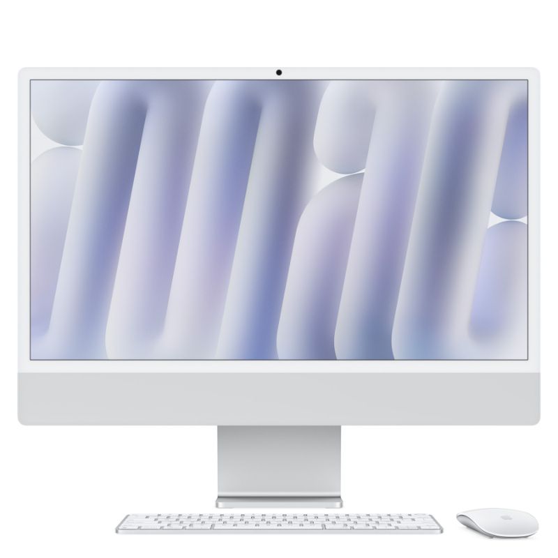 Computador Todo en Uno Apple iMac MCR24E/A - Apple M4 - 24GB - 512GB SSD - 61cm (24") 4.5K - De Escritorio - Plata - Apple M4 Chip - 4480 x 2520 - Apple Deca-core (10 Core) - Español Teclado - IEEE 802.11ax - 143W IMAC 24IN  4.5K  M4 10 CPU Y 10GPUIN 24GBIN 512GB SSD Plata