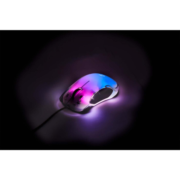 Manhattan Tamańo completo Mouse - USB Tipo A - Óptico - 5 Botón(es) - Transparente - Cable - 12800 dpi - Rueda de desplazamiento - Diestro MOUSE OPTICO GAMING 7 BOTONES USB CABLEADO - Image 4