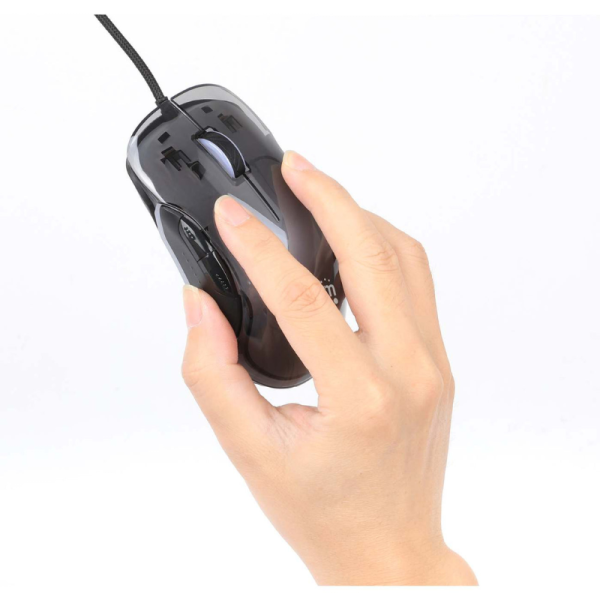 Manhattan Tamańo completo Mouse - USB Tipo A - Óptico - 5 Botón(es) - Transparente - Cable - 12800 dpi - Rueda de desplazamiento - Diestro MOUSE OPTICO GAMING 7 BOTONES USB CABLEADO - Image 7
