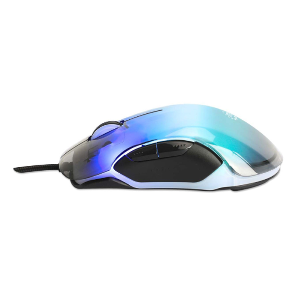Manhattan Tamańo completo Mouse - USB Tipo A - Óptico - 5 Botón(es) - Transparente - Cable - 12800 dpi - Rueda de desplazamiento - Diestro MOUSE OPTICO GAMING 7 BOTONES USB CABLEADO - Image 9
