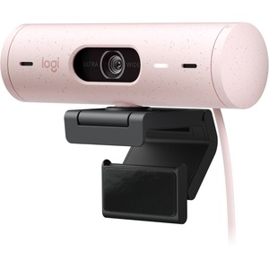 Cámara Web Logitech BRIO - 4Megapíxel - 60fps - Rosa - USB Tipo C - 1920 x 1080 Vídeo - Auto-foco - 90° Ángulo - 4x Zoom Digital - Micrófono - Portátil, Pantalla, Monitor CAMARA LOGITECH BRIO 500 -ROSE - AMR