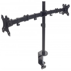 Manhattan Soporte de Mesa para 2 Monitores 13" - 32", hasta 16Kg, Negro 13 A 32 ESCRITORIO. - Image 2