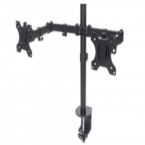 Manhattan Soporte de Mesa para 2 Monitores 13" - 32", hasta 16Kg, Negro 13 A 32 ESCRITORIO. - Image 3