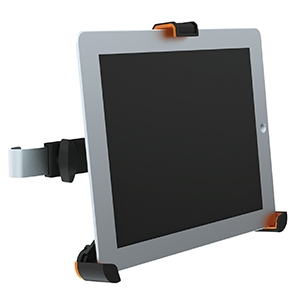 Soporte Tablet, Respaldo de auto, 8.9" a 1 - 22.6cm a 26.4cm (10.4") para pantalla plana - Silicona, Acero, Plástico de alto impacto, Plástico - 1 Pieza SOPORTE TABLET RESPALDO DE AUTO 8.9IN A 10.4IN - Image 2