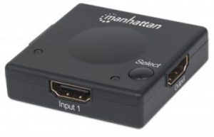 Divisor de Video Manhattan  HDMI, 2 Puertos 2 ENTRADAS : 1 SALIDA