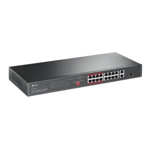 SWITCH PARA MONTAJE EN RACK DE 16 PUERTOS POE 10 100 MBPS