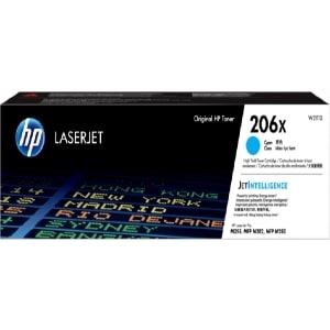 HP 206X CYAN TONER CRTG RENDIMIENTO 2 450 PáGINAS